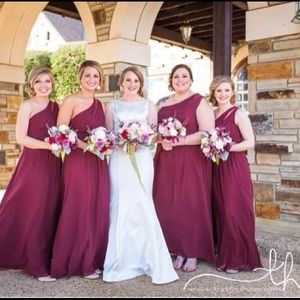 Alfred Angelo Bridesmaid dress Maroon